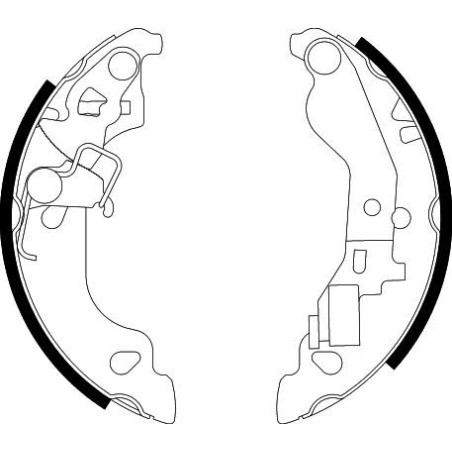 Brake Shoe Set HELLA PAGID 8DB355002-571