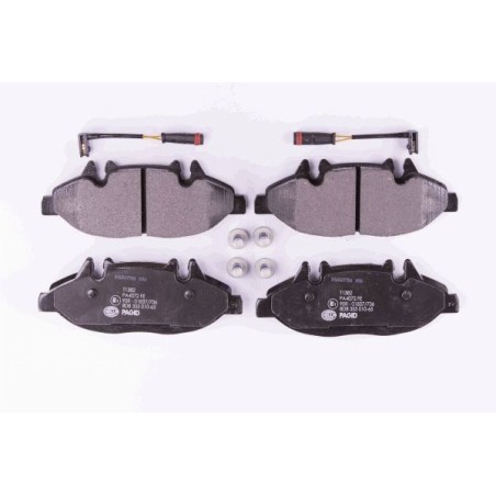 Brake Pad Set, disc brake HELLA PAGID 8DB355010-651