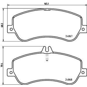 Σετ τακάκια, δισκόφρενα HELLA PAGID 8DB355014-221