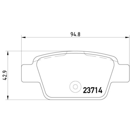 Σετ τακάκια, δισκόφρενα HELLA PAGID 8DB355018-851