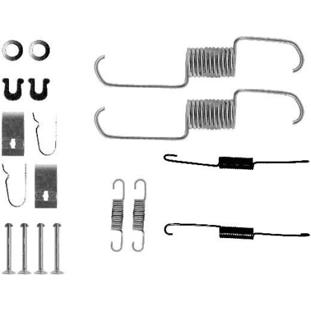 Accessory Kit, brake shoes HELLA PAGID 8DZ355200-361