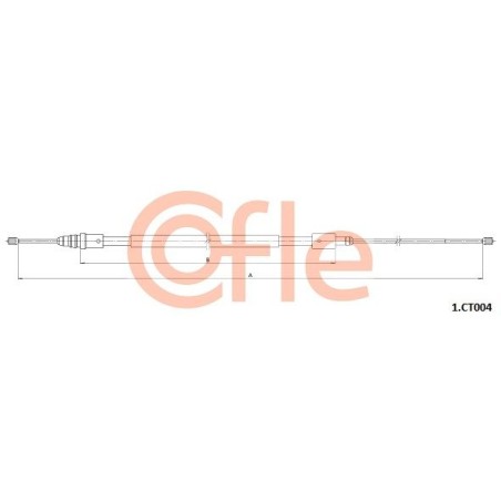 Cable Pull, parking brake COFLE 92.1.CT004