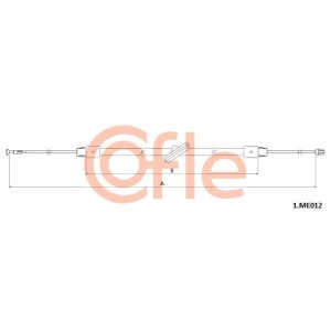 Ντίζα, φρένο ακινητοποίησης COFLE 92.1.ME012