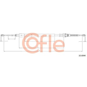 Ντίζα, φρένο ακινητοποίησης COFLE 92.10.6044