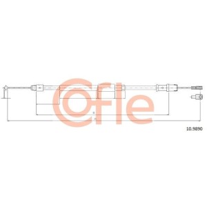 Ντίζα, φρένο ακινητοποίησης COFLE 92.10.9890