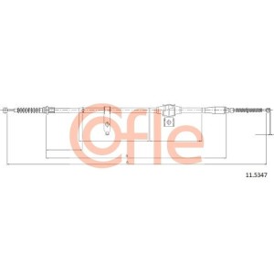 Ντίζα, φρένο ακινητοποίησης COFLE 92.11.5347