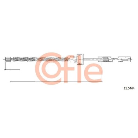 Cable Pull, parking brake COFLE 92.11.5464