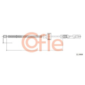 Cable Pull, parking brake COFLE 92.11.5464