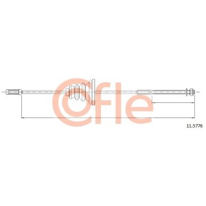 Ντίζα, φρένο ακινητοποίησης COFLE 92.11.5776