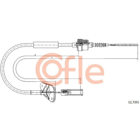 Ντίζα, μηχανισμός συμπλέκτη COFLE 92.12.7201