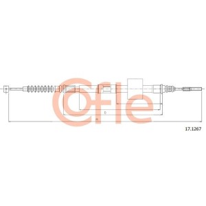 Ντίζα, φρένο ακινητοποίησης COFLE 92.17.1267