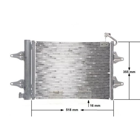 Condenser, air conditioning MAHLE AC359000S