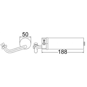 Dryer, air conditioning MAHLE AD68000S