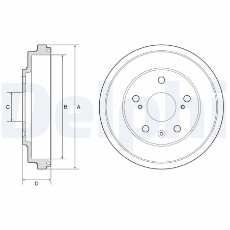 Ταμπούρο DELPHI BF572