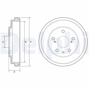 Ταμπούρο DELPHI BF572