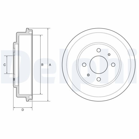 Ταμπούρο DELPHI BF582