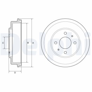 Ταμπούρο DELPHI BF582