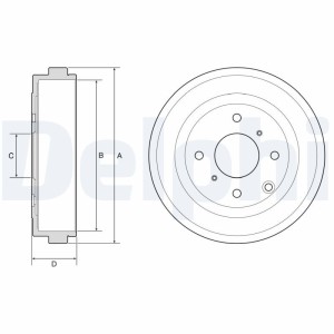 Brake Drum DELPHI BF616