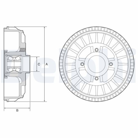 Ταμπούρο DELPHI BFR621