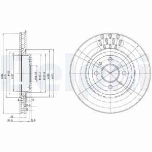 Δισκόπλακα DELPHI BG2617
