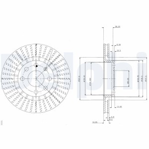 Δισκόπλακα DELPHI BG2636