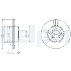 Δισκόπλακα DELPHI BG3341