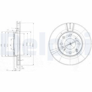 Δισκόπλακα DELPHI BG3794