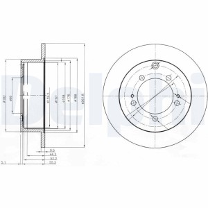 Δισκόπλακα DELPHI BG3815