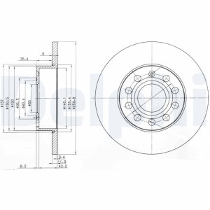 Δισκόπλακα DELPHI BG3890C