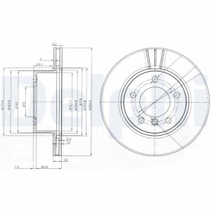 Δισκόπλακα DELPHI BG3899C