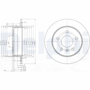 Δισκόπλακα DELPHI BG3910C