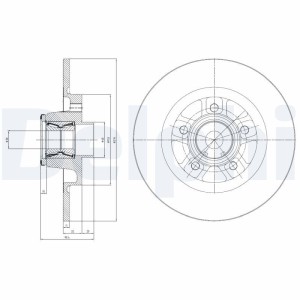 Δισκόπλακα DELPHI BG9113RSC