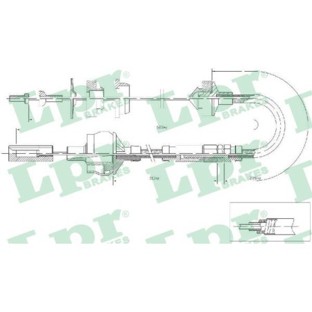 Cable Pull, clutch control LPR C0012C