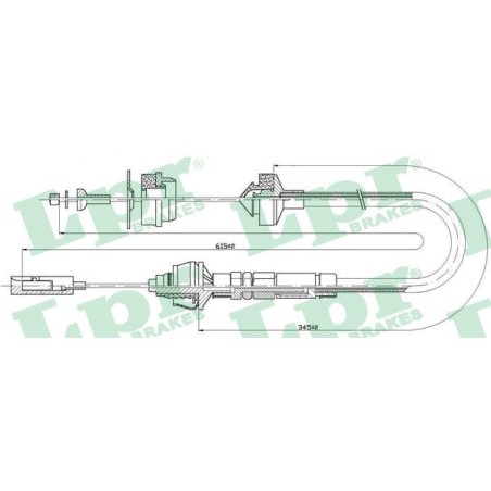 Cable Pull, clutch control LPR C0025C