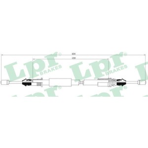 Cable Pull, parking brake LPR C0108B