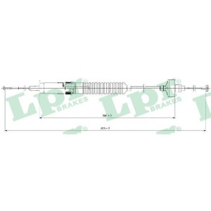 Cable Pull, clutch control LPR C0266C