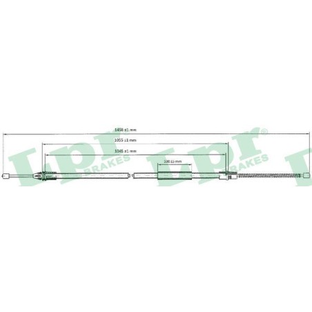 Cable Pull, parking brake LPR C0756B