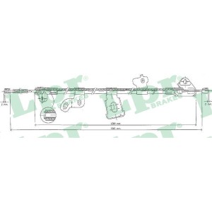 Cable Pull, parking brake LPR C0892B
