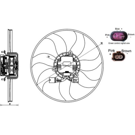 Βεντιλατέρ, ψύξη κινητήρα MAHLE CFF170000S