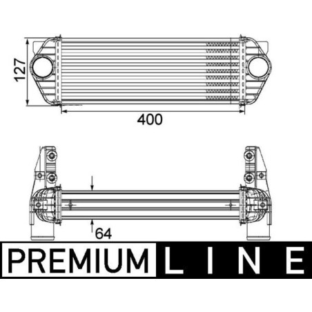 Charge Air Cooler MAHLE CI168000P