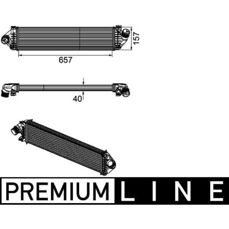 Charge Air Cooler MAHLE CI190000P