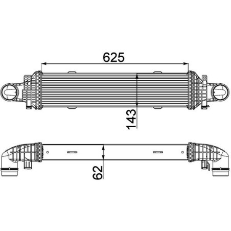 Charge Air Cooler MAHLE CI357000P