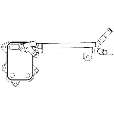 Oil Cooler, engine oil MAHLE CLC188000S