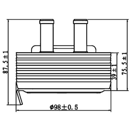 Ψυγείο λαδιού, λάδι κινητήρα MAHLE CLC197000S