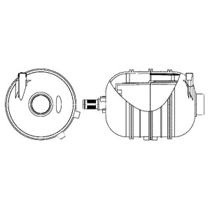 Expansion Tank, coolant MAHLE CRT10000S