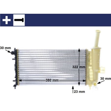 Radiator, engine cooling MAHLE CR1108000S