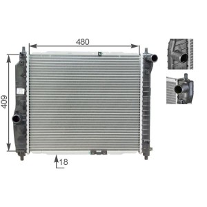 Radiator, engine cooling MAHLE CR1309000S