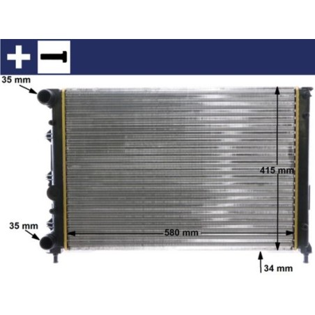 Ψυγείο, ψύξη κινητήρα MAHLE CR1411000S