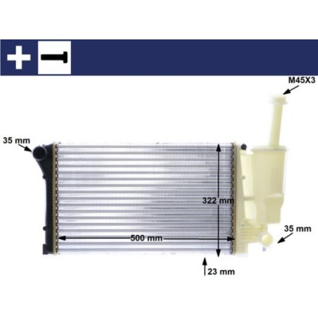 Ψυγείο, ψύξη κινητήρα MAHLE CR1451000S