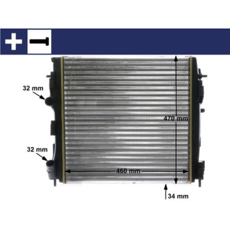 Radiator, engine cooling MAHLE CR1506000S